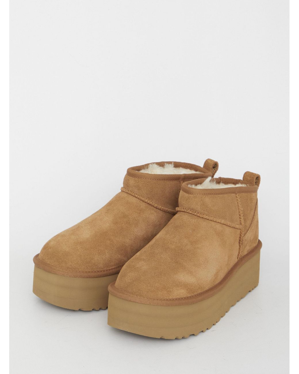 Ugg Brown Classic Ultra Mini Platform Boots