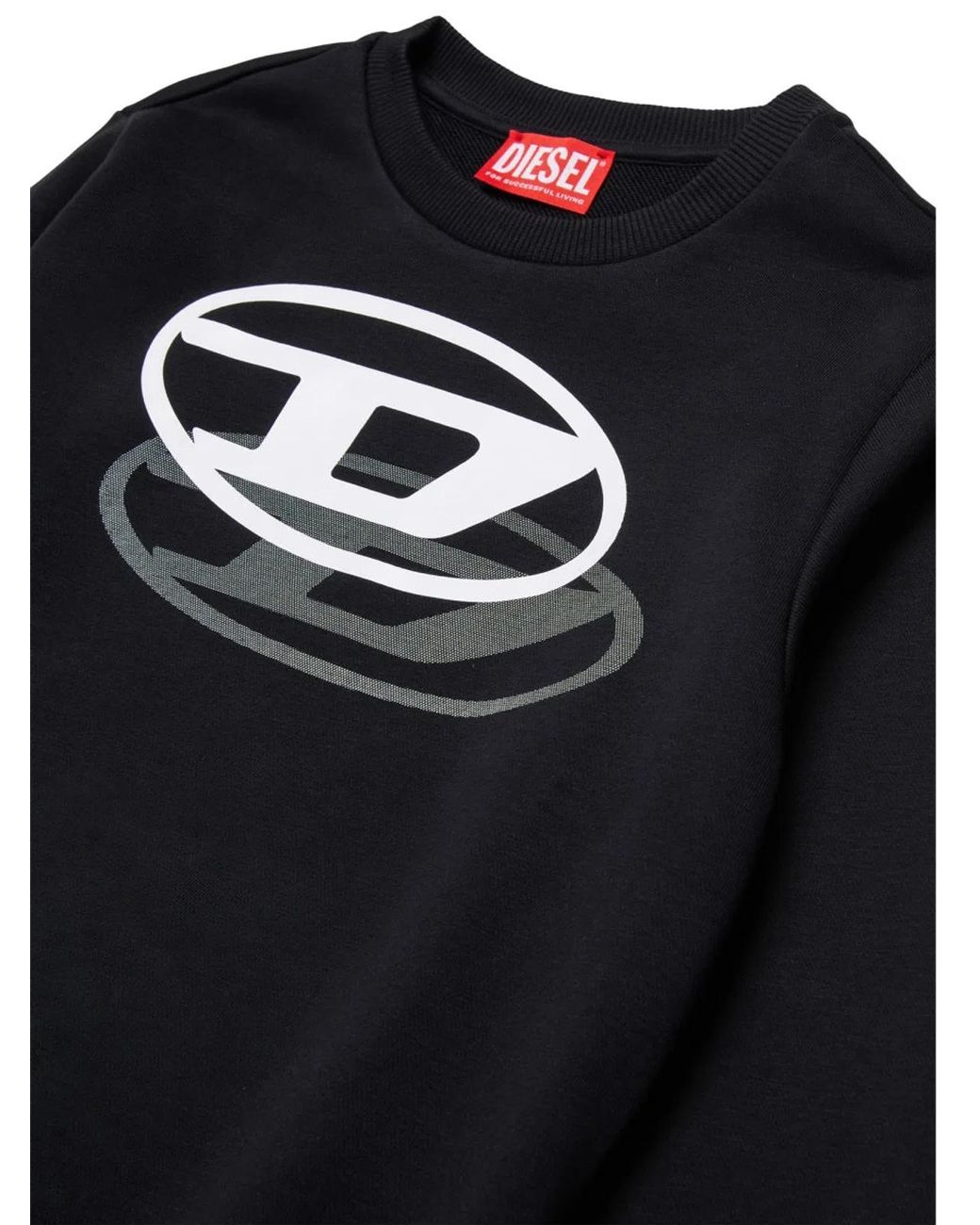 DIESEL Black Sweatshirt With Logo