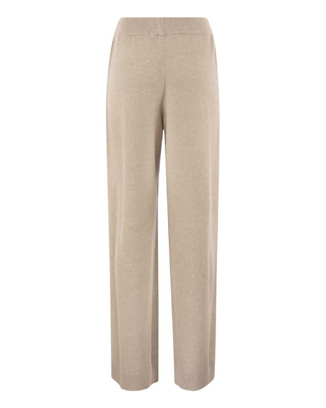 Fabiana Filippi Natural Knitted Trousers