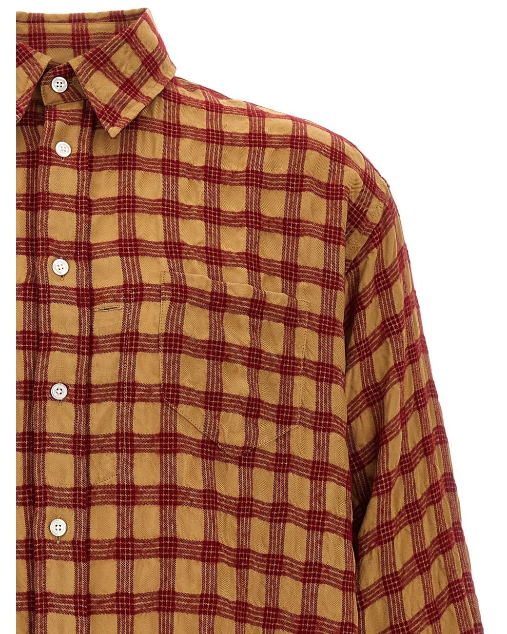 Willy Chavarria Brown 'Veterano' Shirt for men