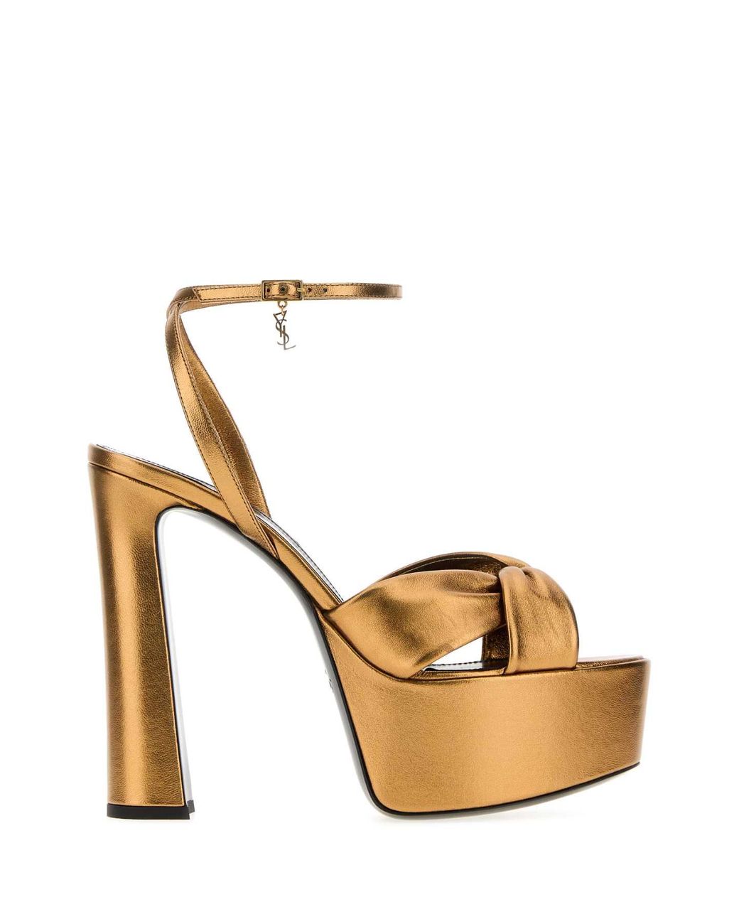 Saint Laurent Metallic Franciane 85Mm Pumps