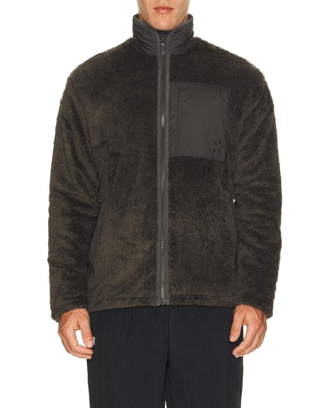 On Shoes Black Ascent Fleece Jacket 1 U for men