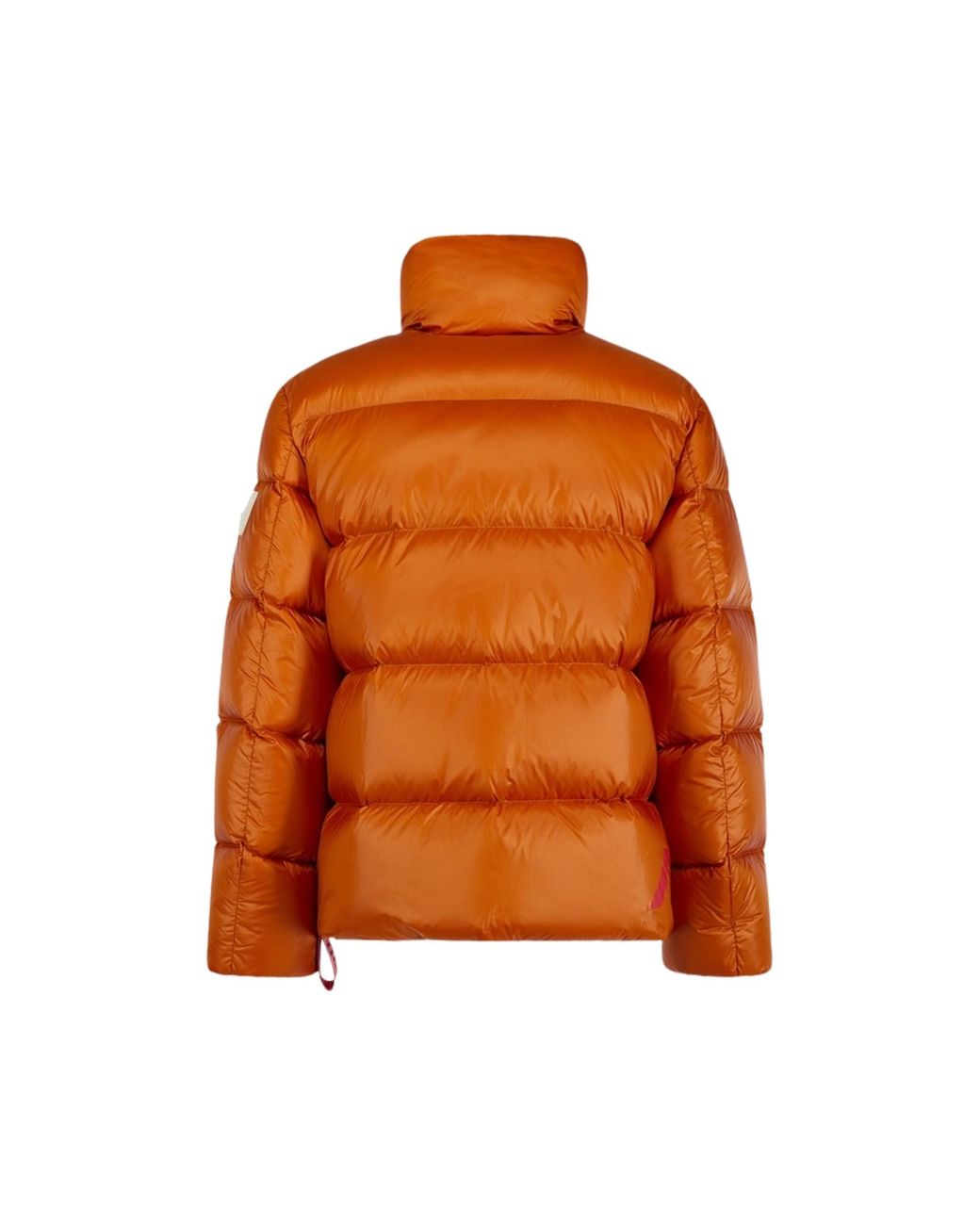 AFTER LABEL Orange Chamonix Logo-Patch Down Jacket for men