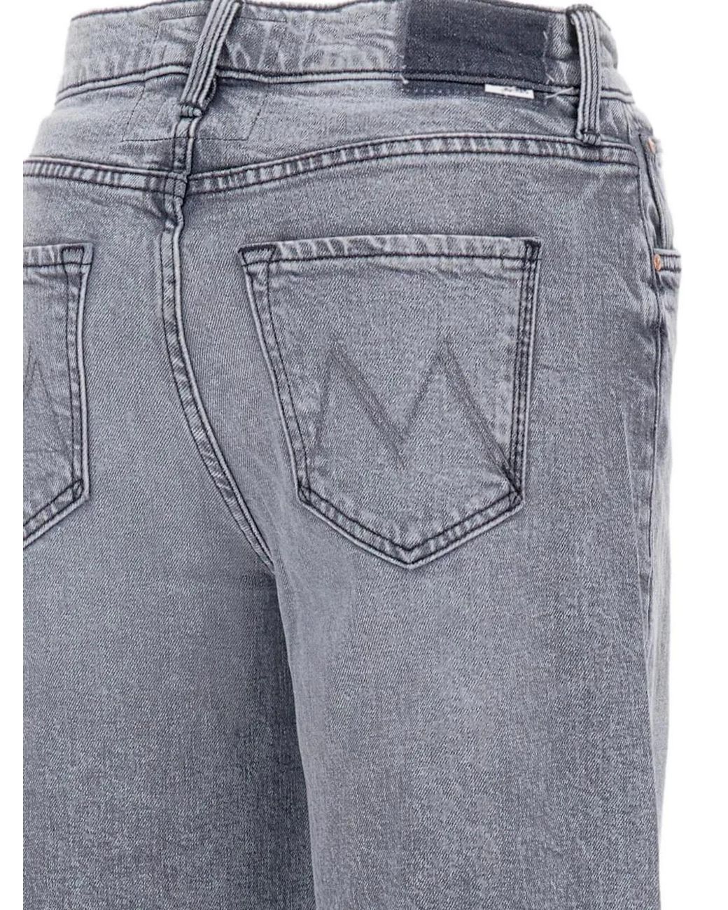 Mother Gray Jeans With Five Pockets