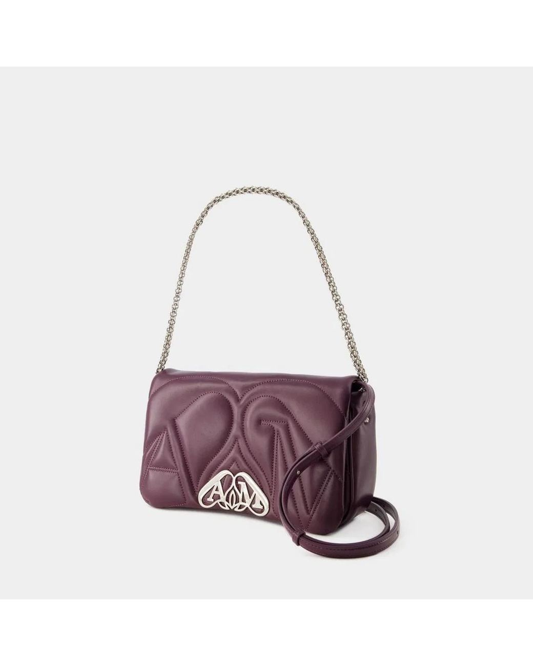 McQueen Purple The Seal Small Bag
