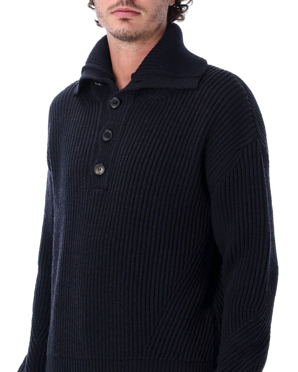 Dries Van Noten Blue Mallawi Sweater for men