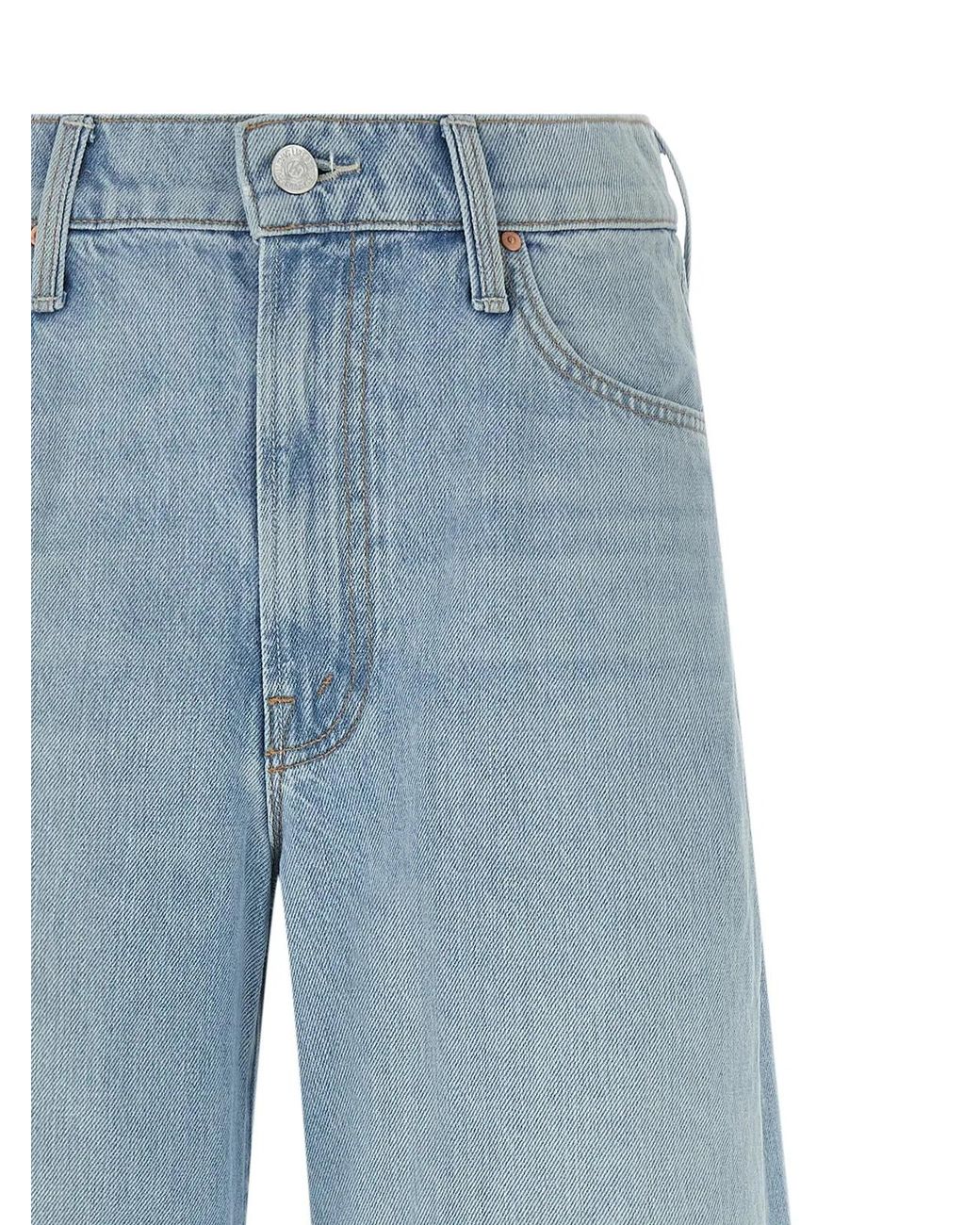 Mother Blue 'The Ditcher Roller Skimp' Jeans