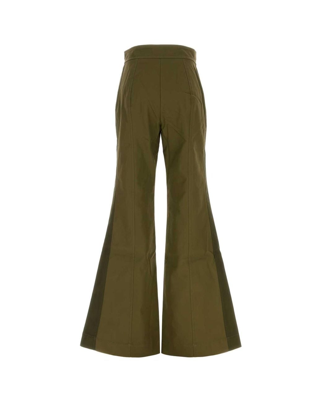 Zimmermann Green Valiant Drill Flare Pant