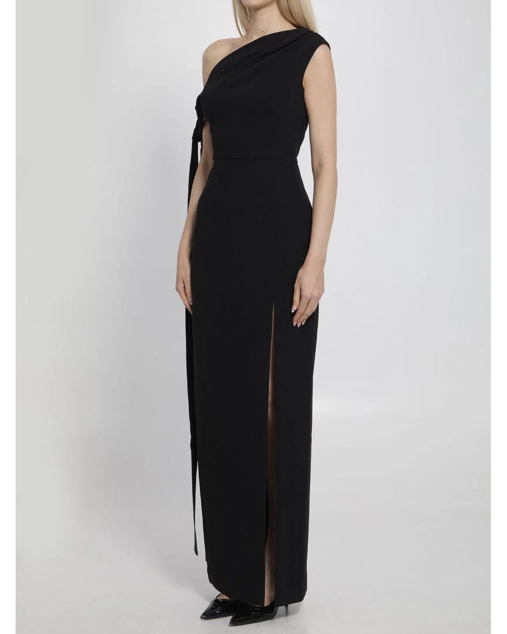 Solace London Black Irina Maxi Dress