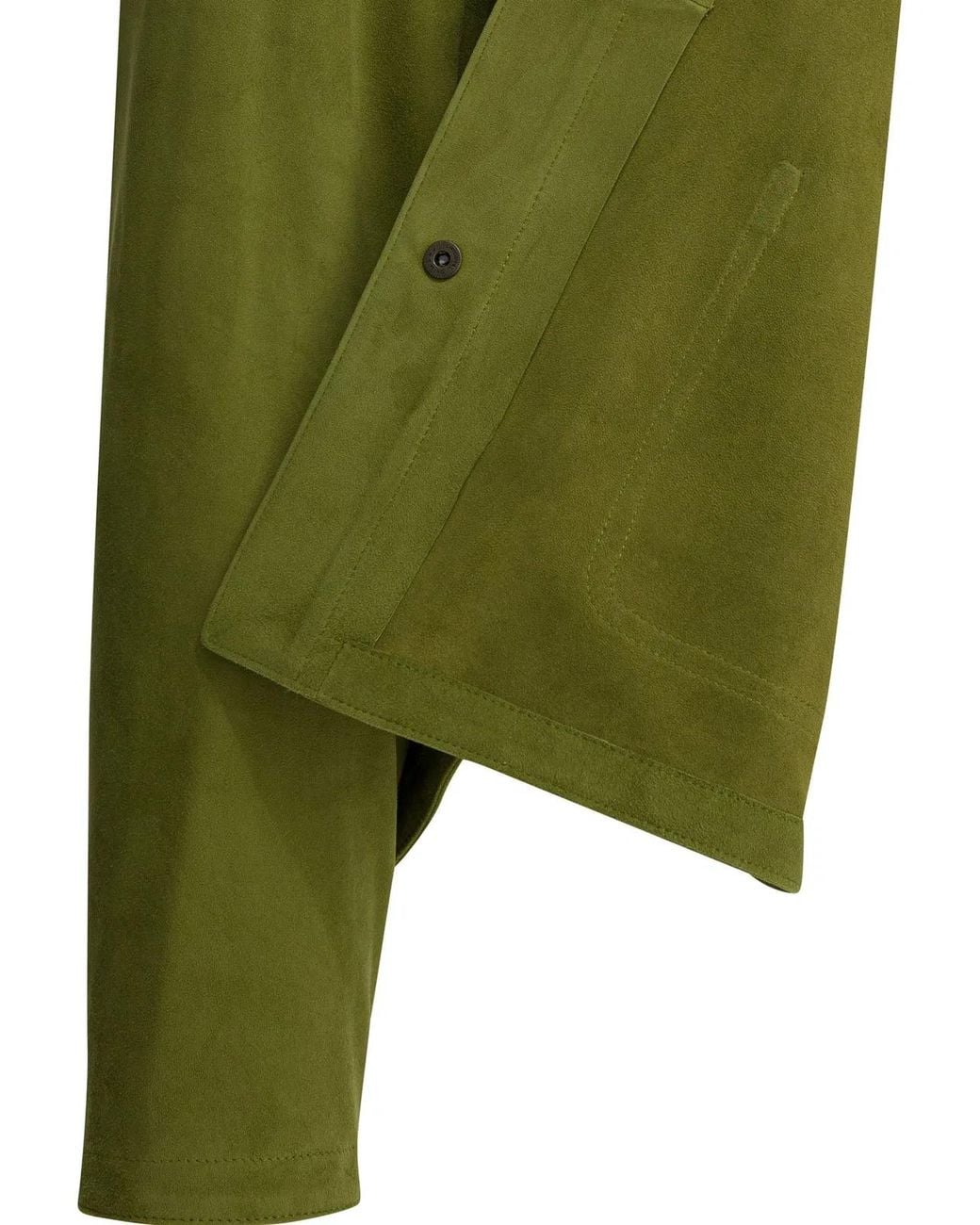 FURLING BY GIANI Green Goat Suede Jacket