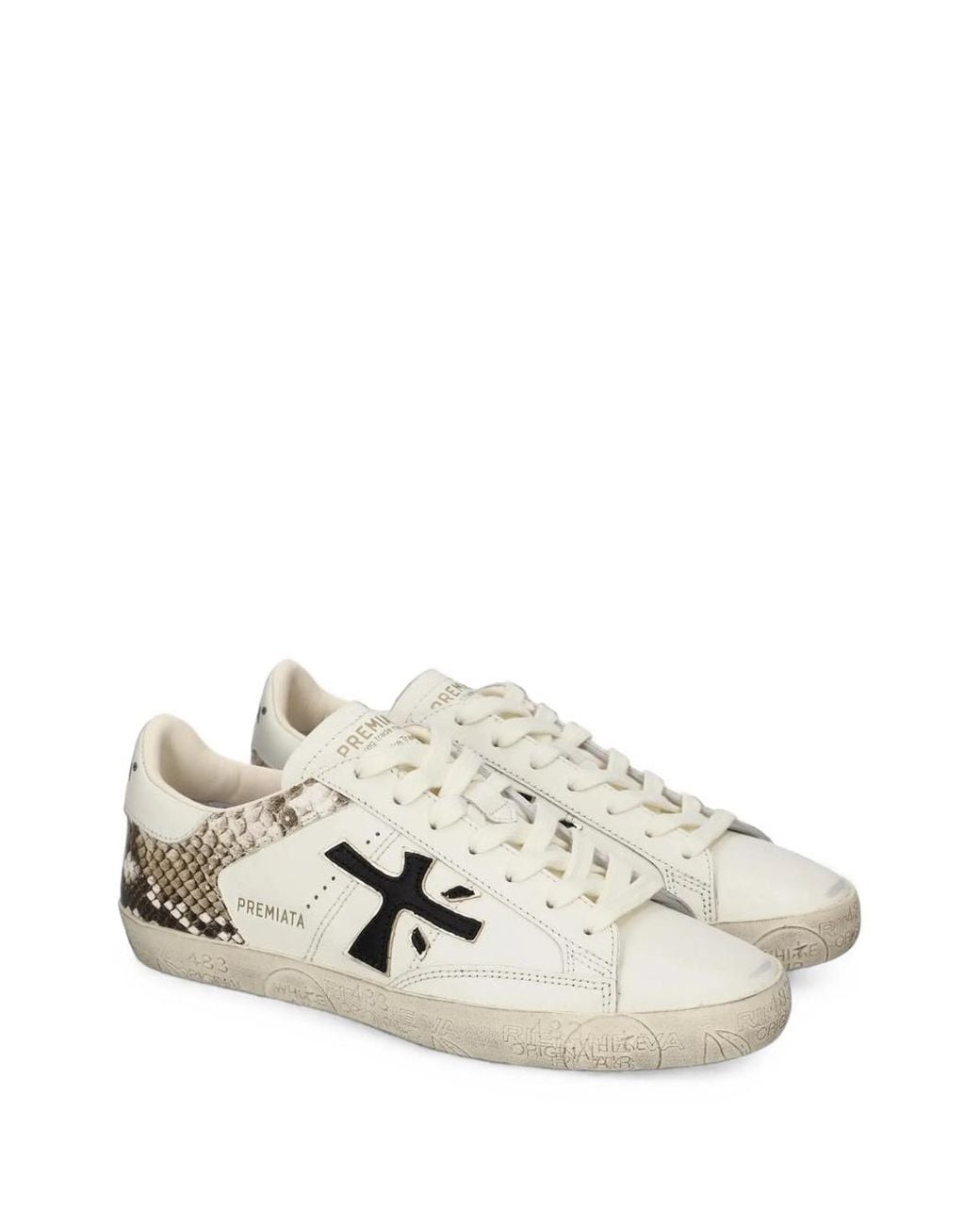 Premiata White Sneakers "Stevend"