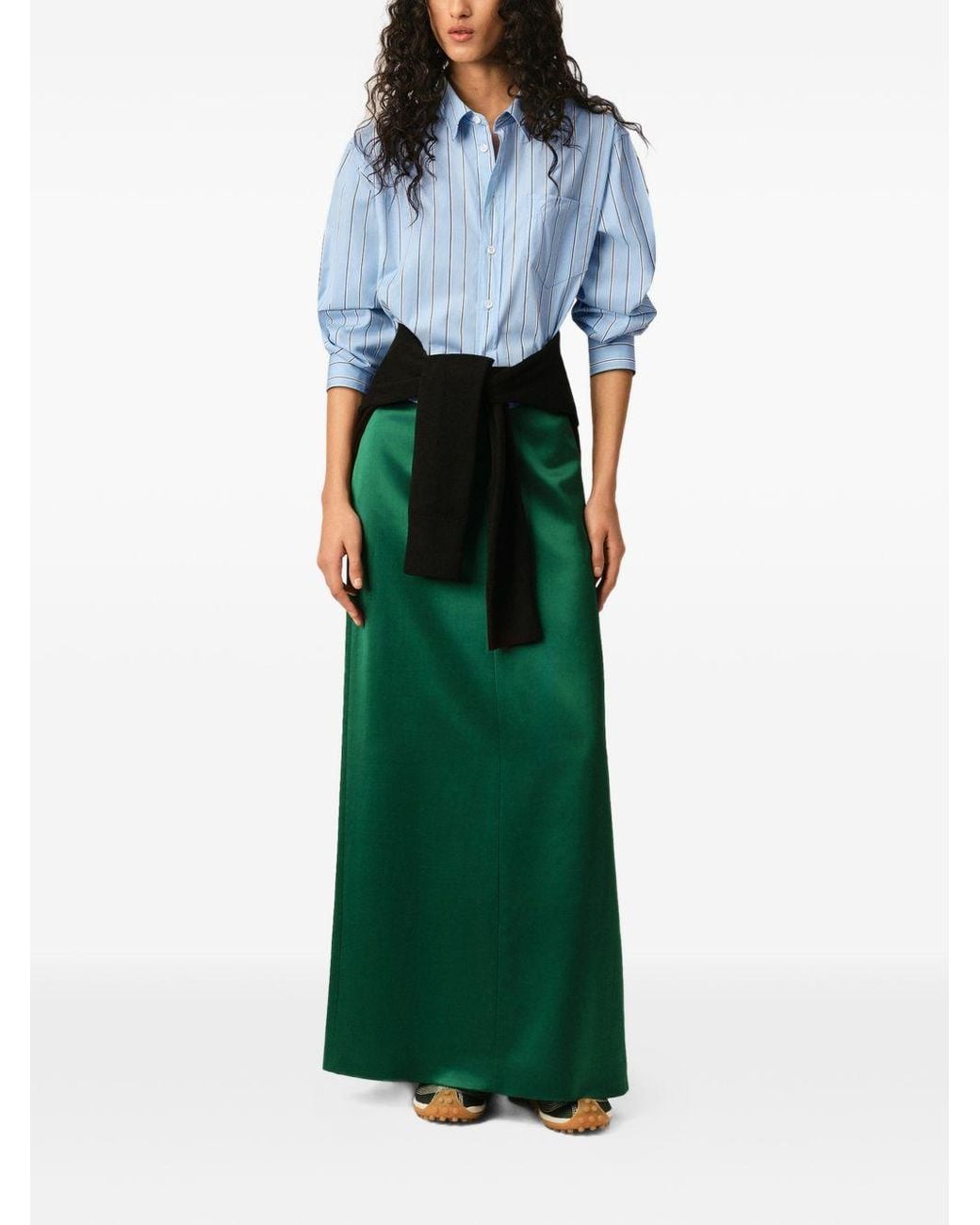 AMI Blue Cotton Shirt