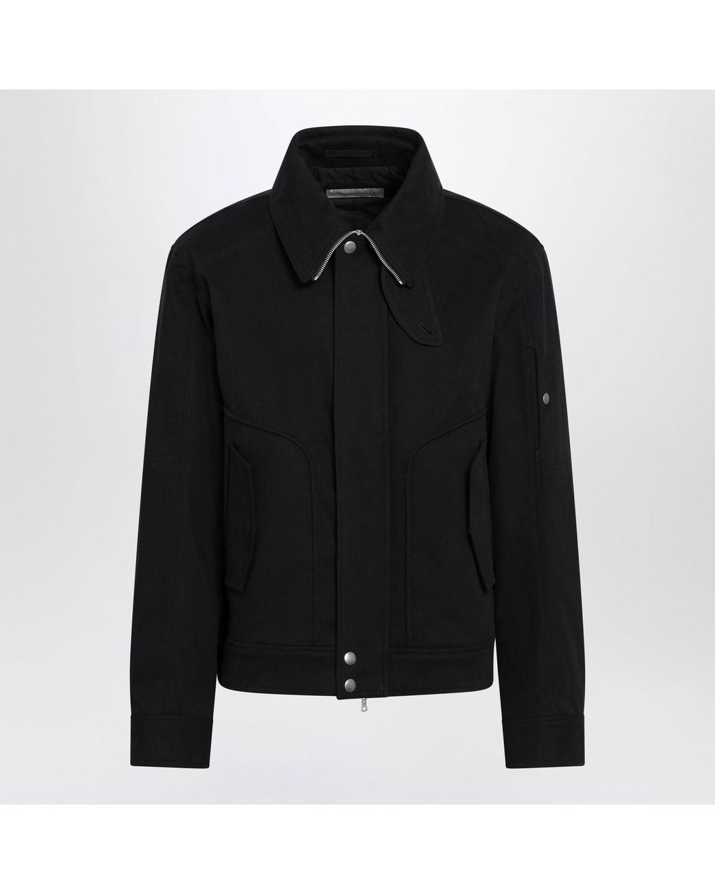 Dries Van Noten Black Cotton Jacket for men