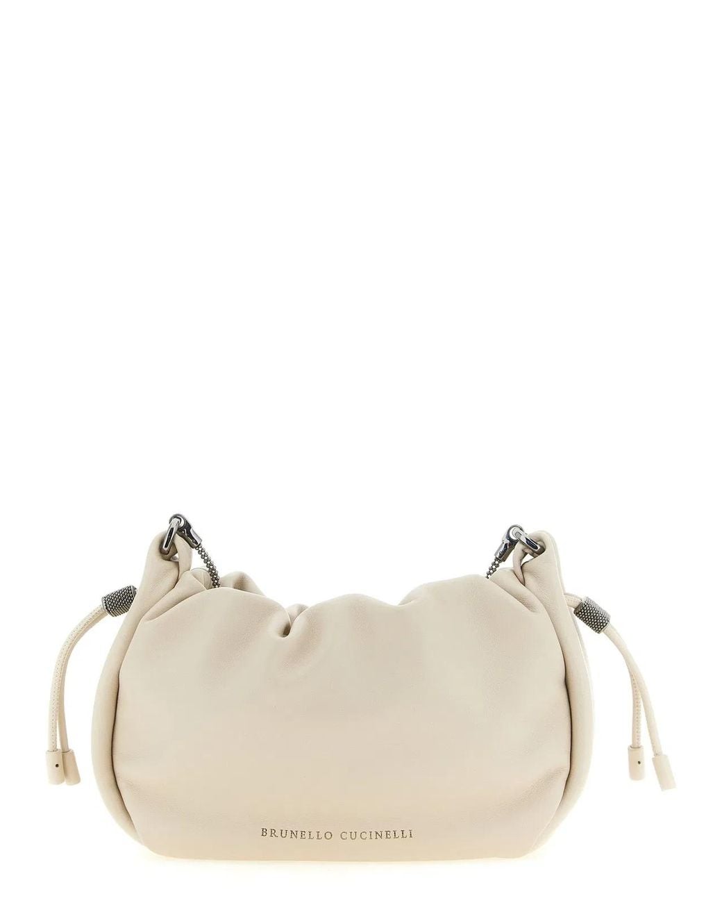 Brunello Cucinelli Natural 'Bucket Mellow' Mini Crossbody Bag