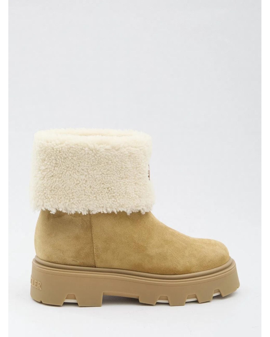 Moncler Natural Aurea Ankle Boots