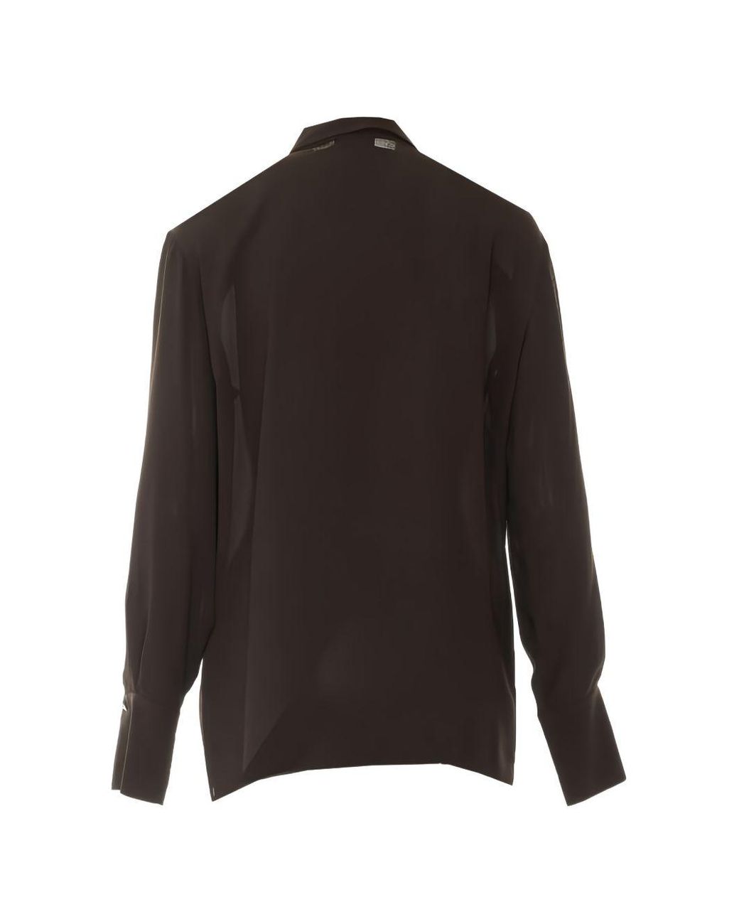 Liu Jo Brown Moka Polyester Elastane Shirt