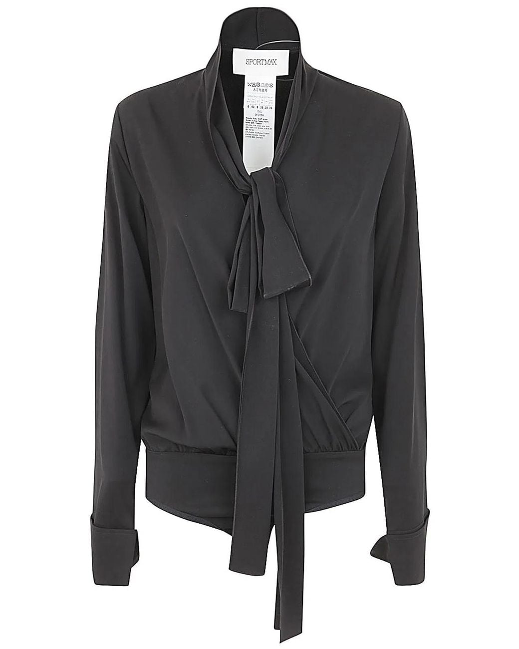 Max Mara Black Moretto Body Shirt