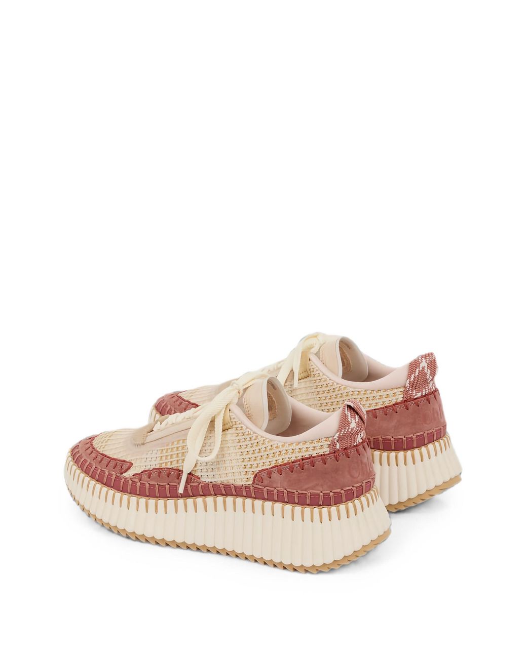 Chloé Pink Nama Sneakers