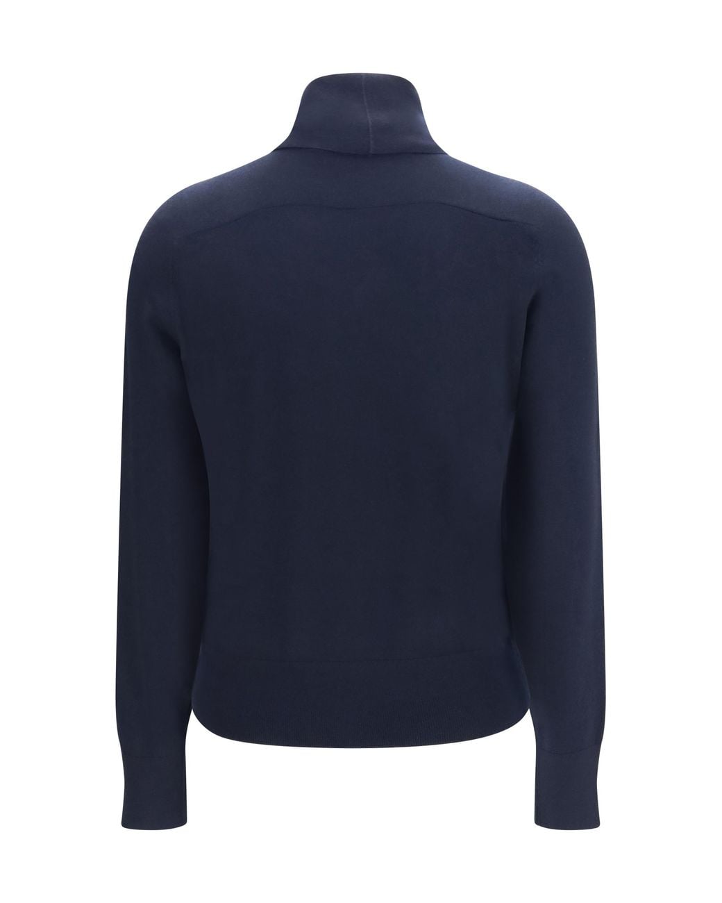 Loro Piana Blue Piuma Cashmere Turtleneck Sweater