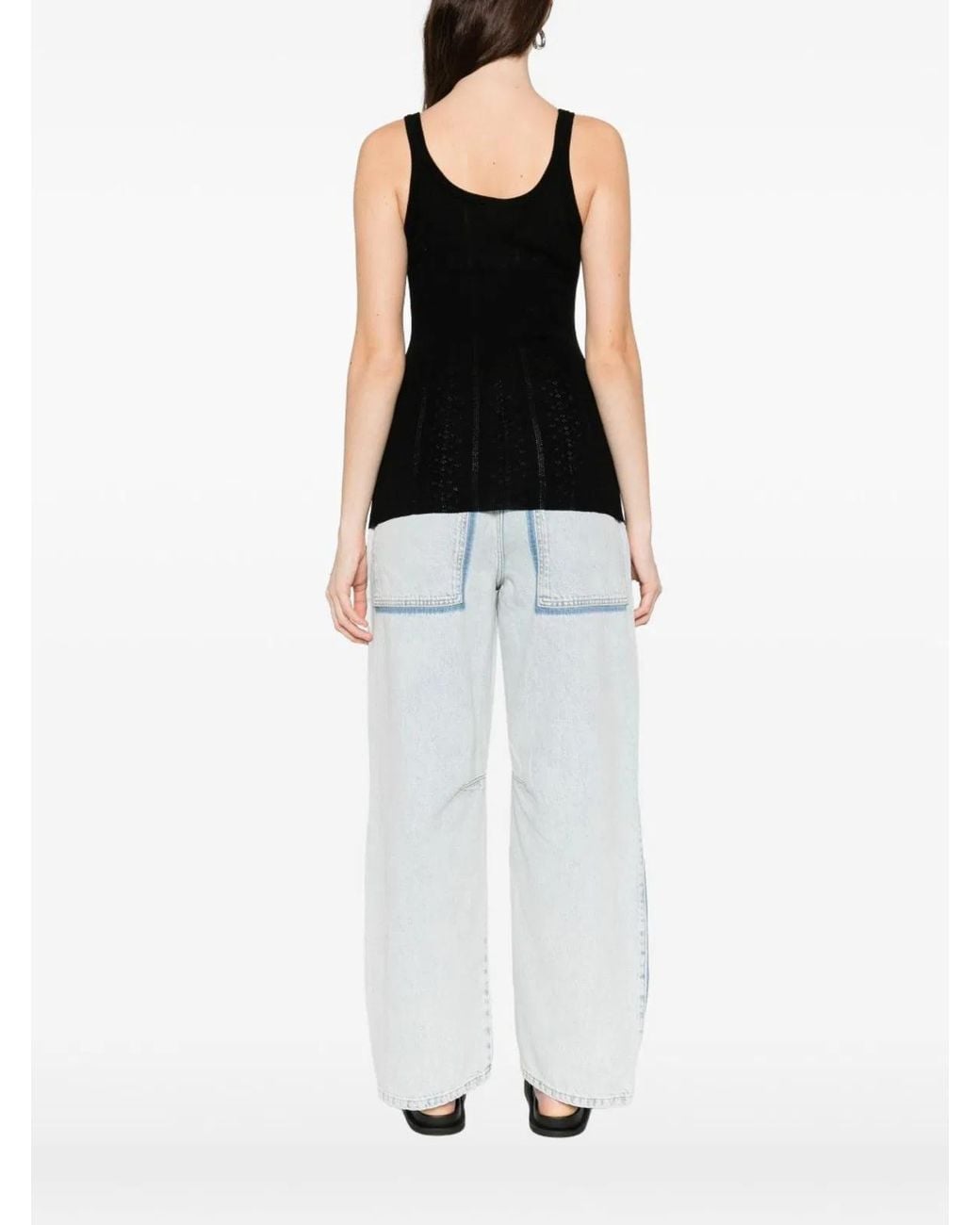 Herskind Black Hedra Wool Tank Top