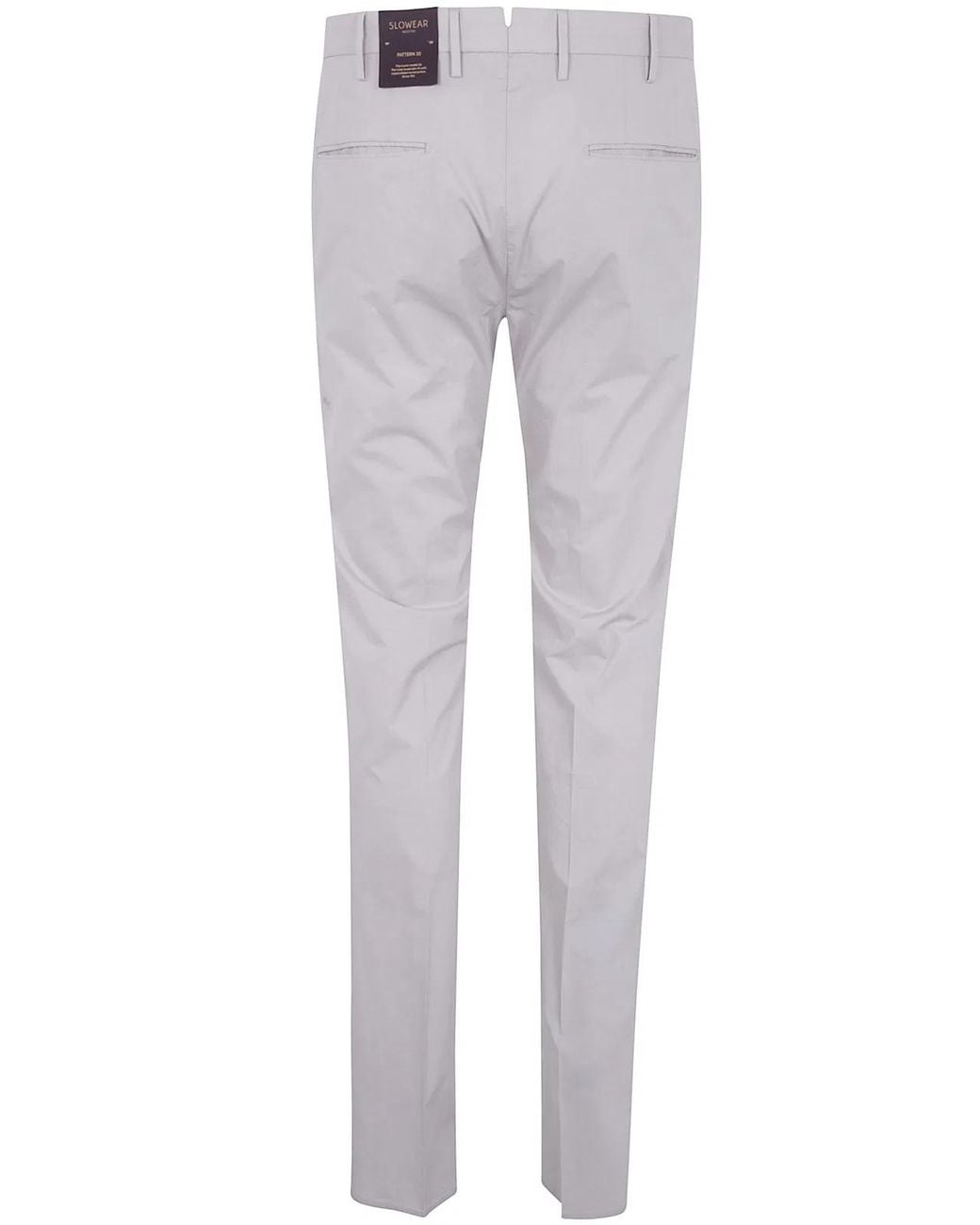 Incotex Gray Classic Chino Trousers for men