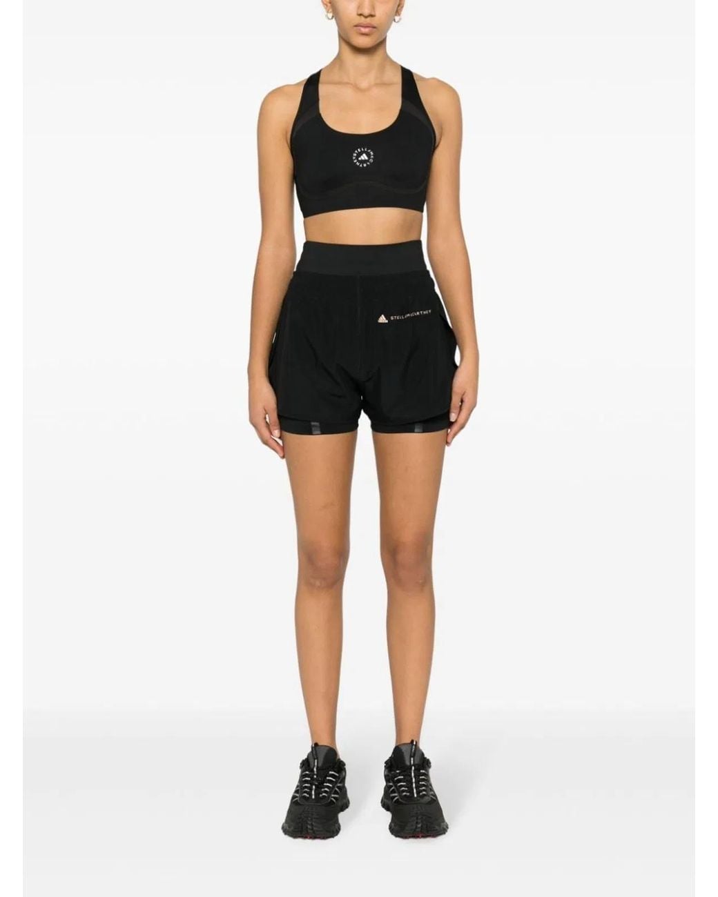 Adidas By Stella McCartney Black By Stella Mccartney Truepurpose Power Impact Training Medium-support Bra (plus Size)