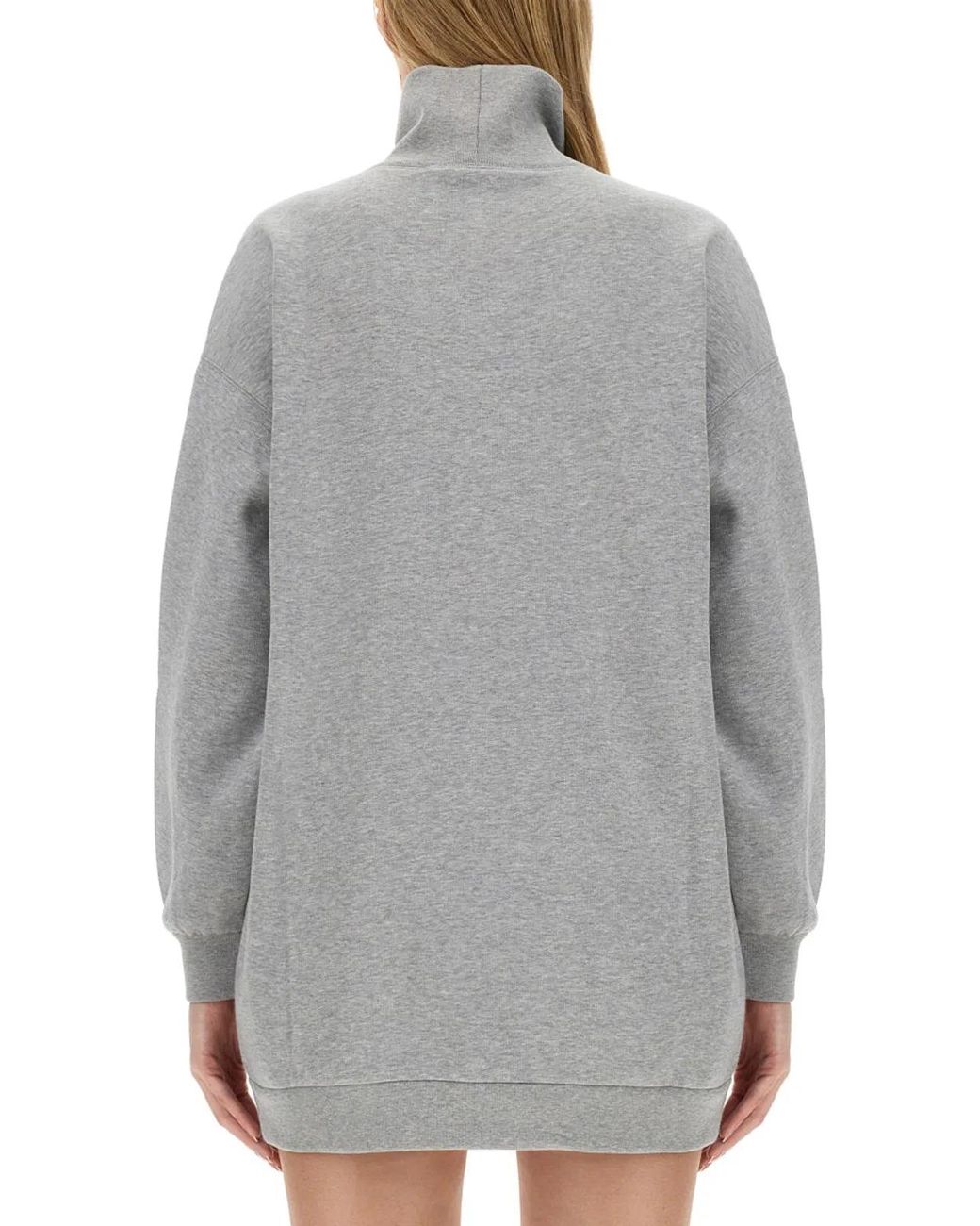 Gucci Gray Sweatshirt With Embroidery