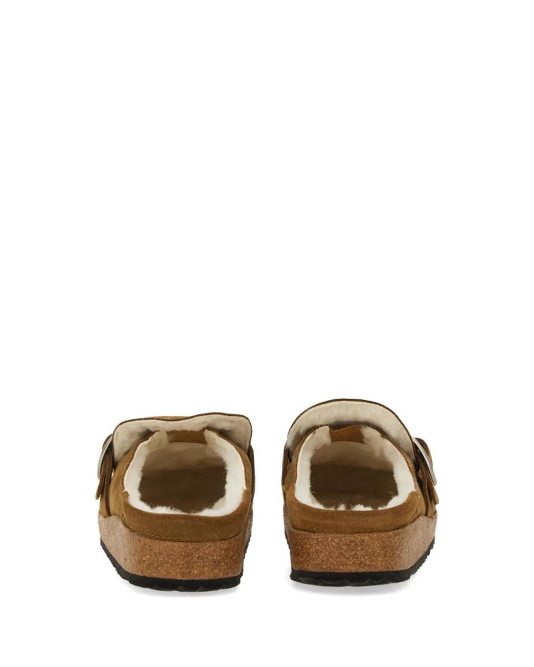 Birkenstock Brown Shearling Buckely