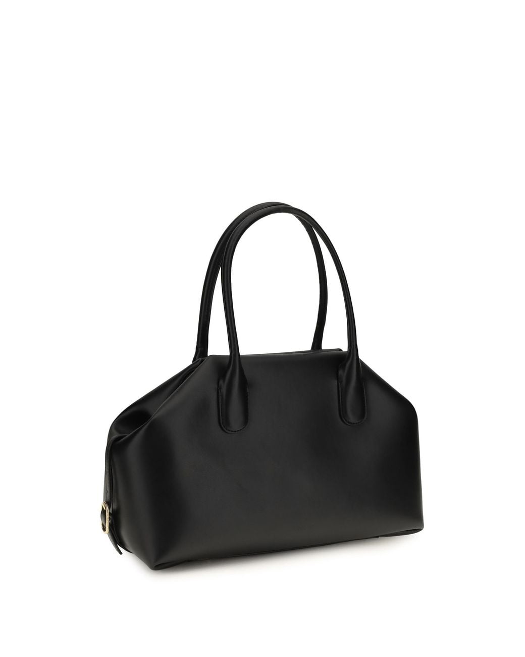 THEMOIRÈ Black Medium Talia Trank Shopping Bag