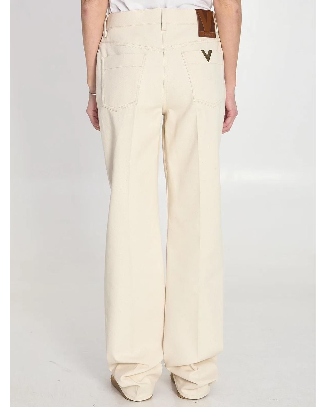 Valentino Garavani Natural Ivory Jeans