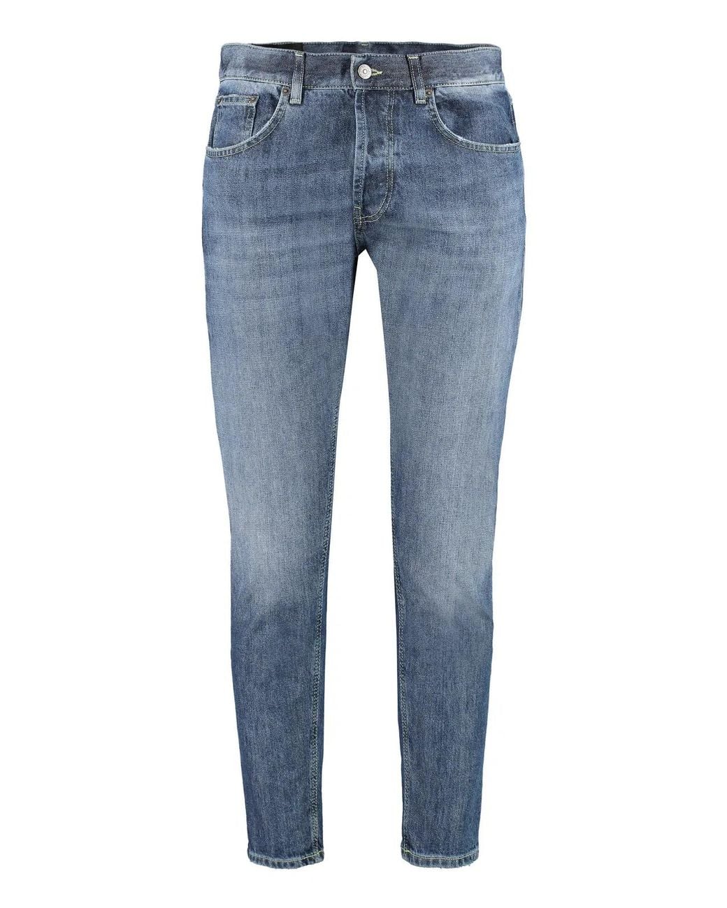Dondup Blue Dian Carrot-Fit Jeans for men
