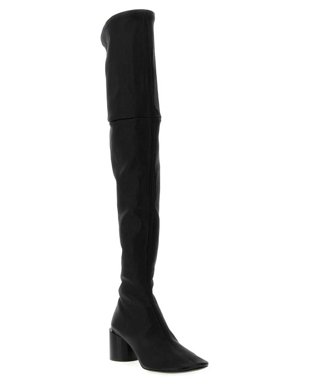 Jil Sander Black Tall Stretch Nappa Leather Boots