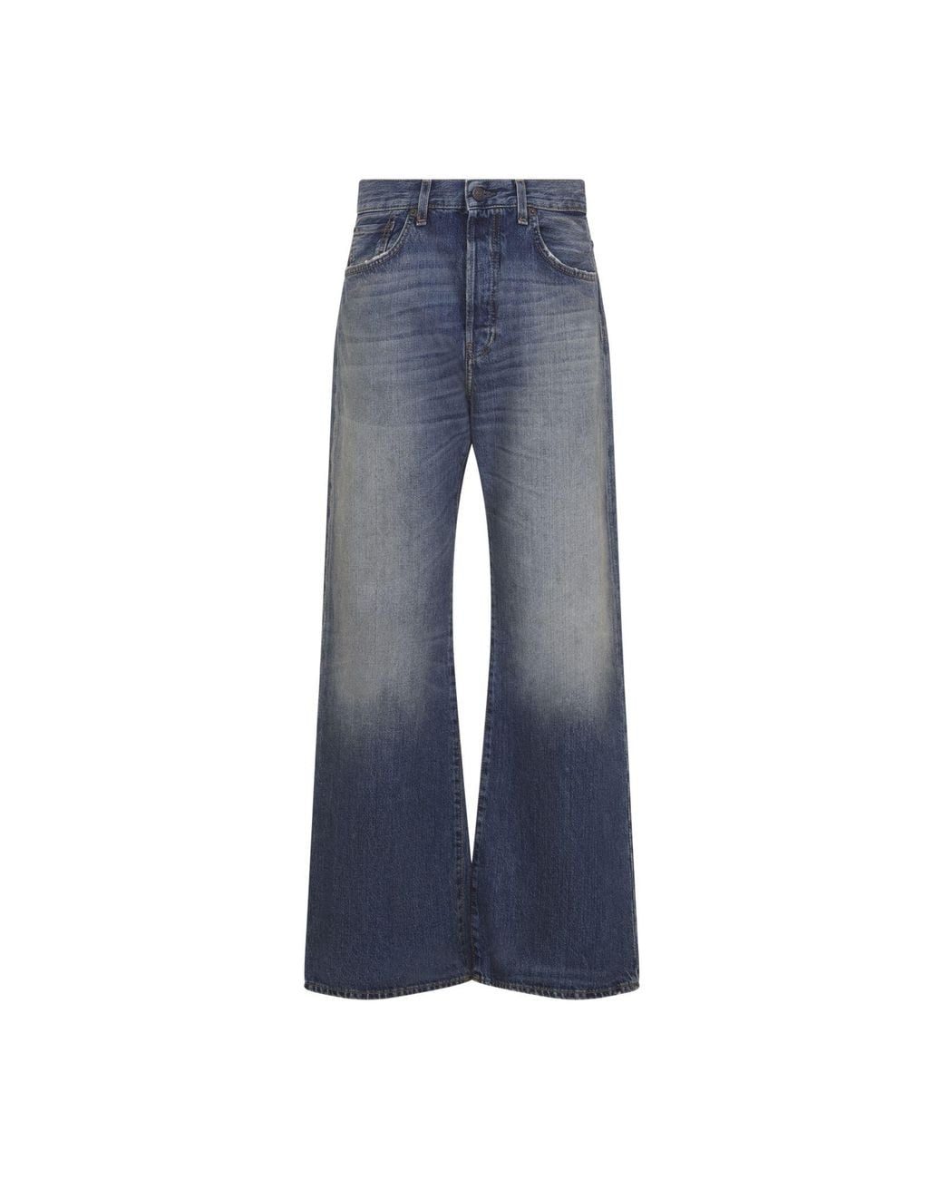 Acne Blue 2021F Wide-Leg Jeans