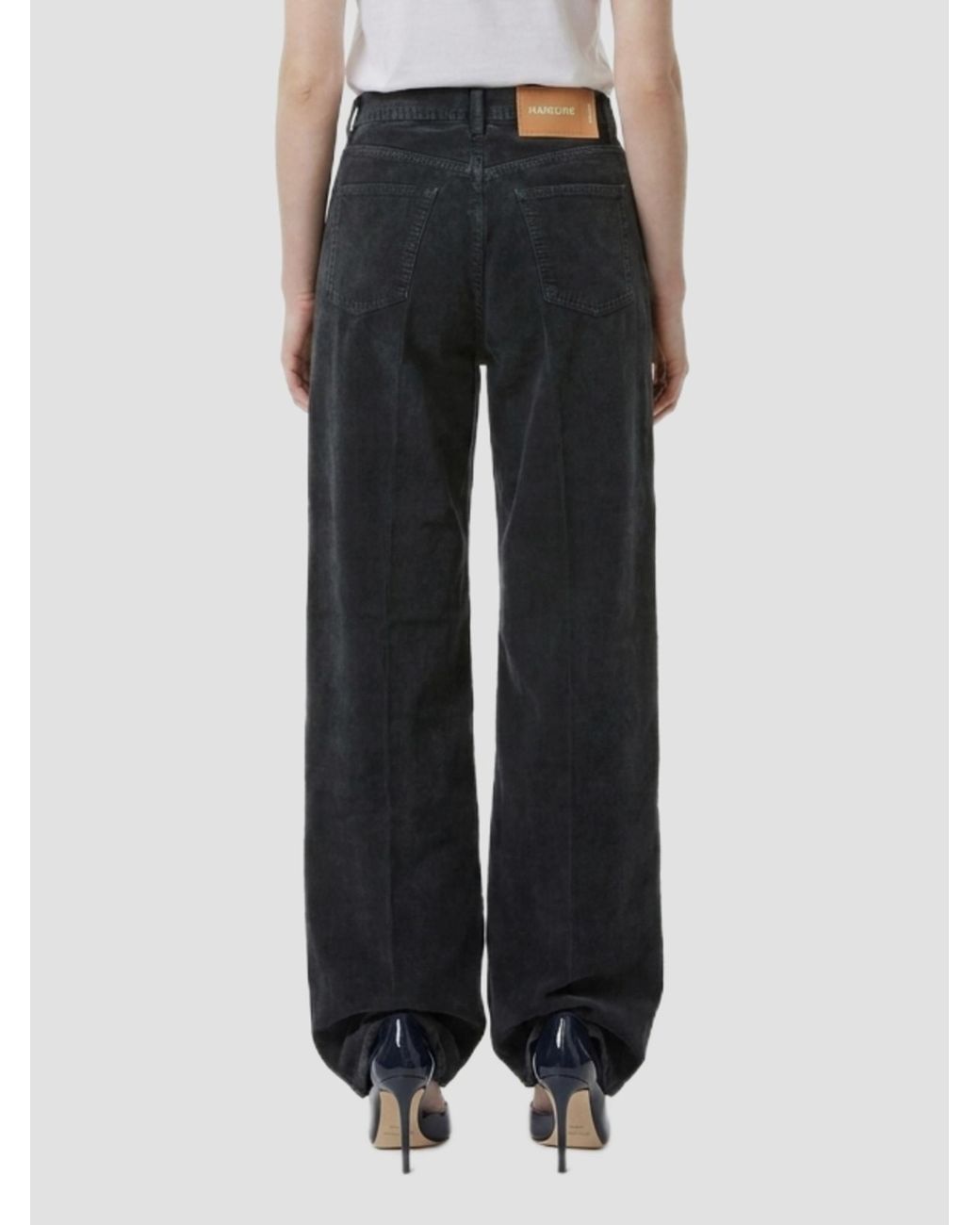 Haikure Black Bethany Velvet Pier Jeans