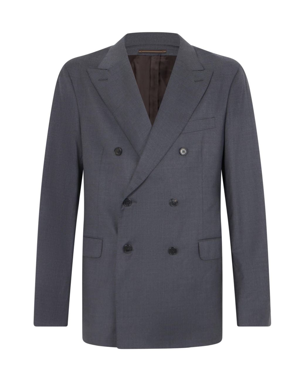 Slowear Blue Double-Breasted Blazer for men