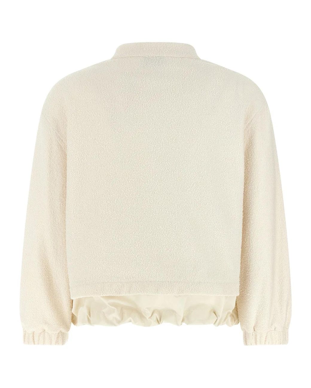 Moncler Natural Bouclé Cardigan
