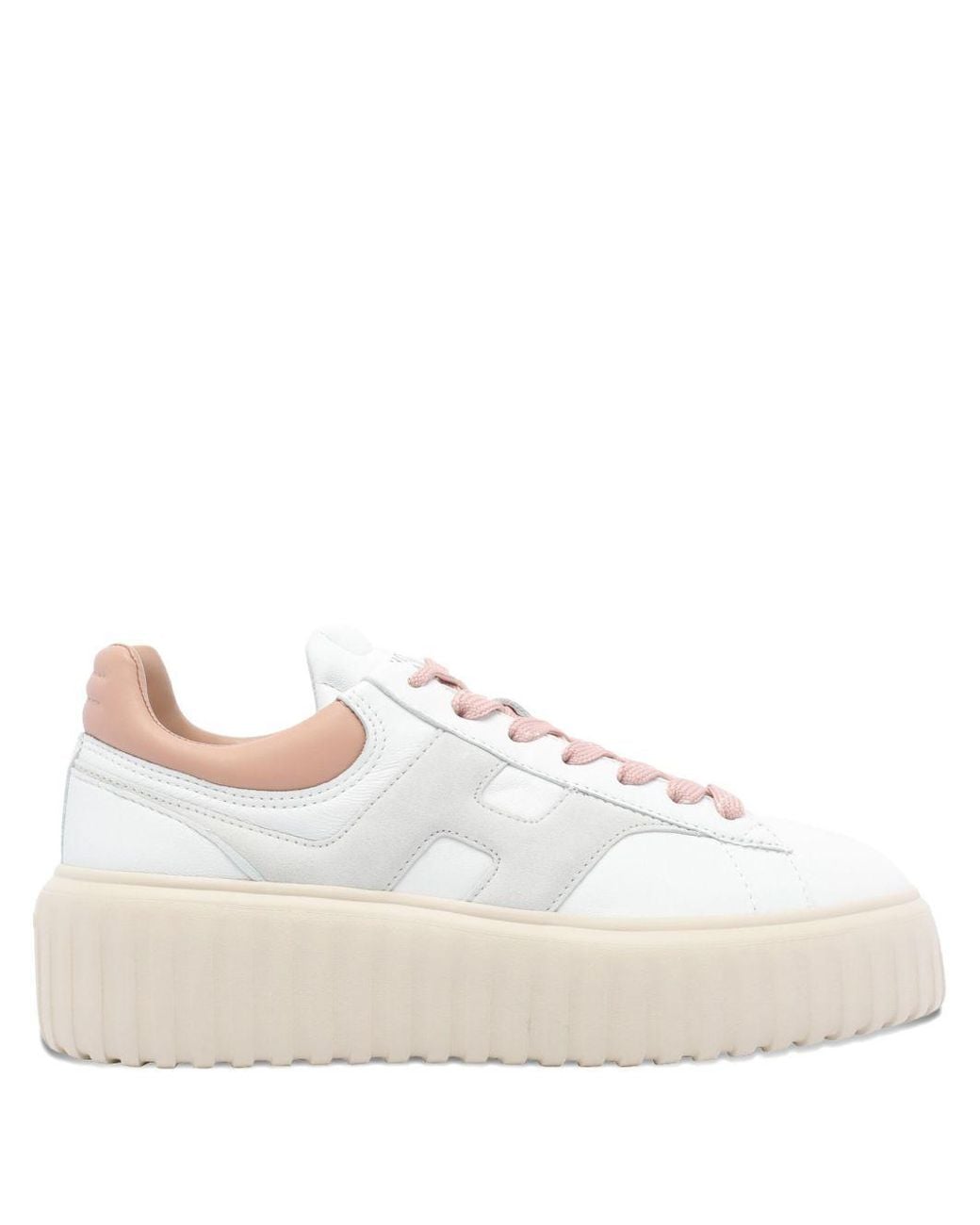 Hogan White Powder Shoes Sneakers