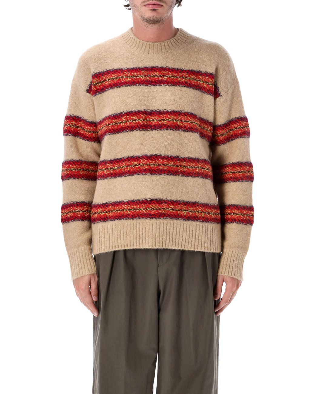 Dries Van Noten Red Master Crewneck for men