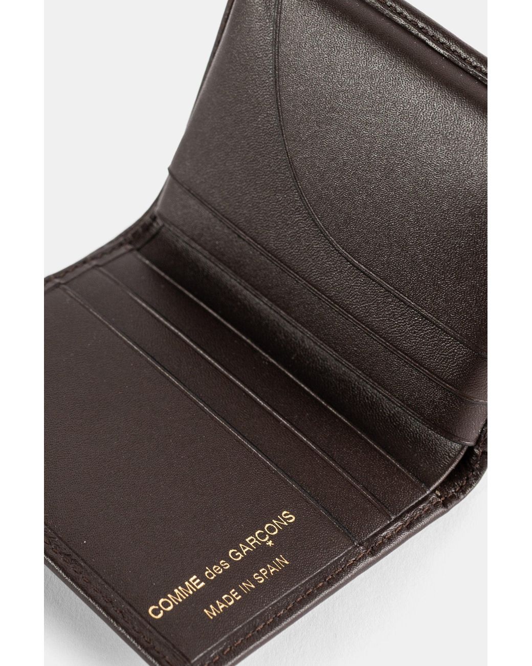 Comme des Garçons Brown Wallet Portafoglio Bi-Fold