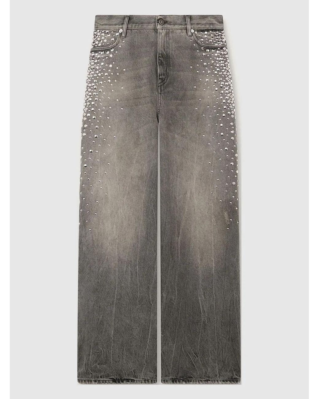 Golden Goose Deluxe Brand Gray Melody Vintagewash Cotton Boyfriend Jeans