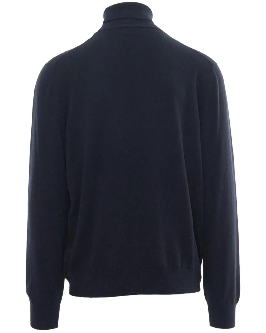 Gran Sasso Blue Wool Cyclist Sweater for men