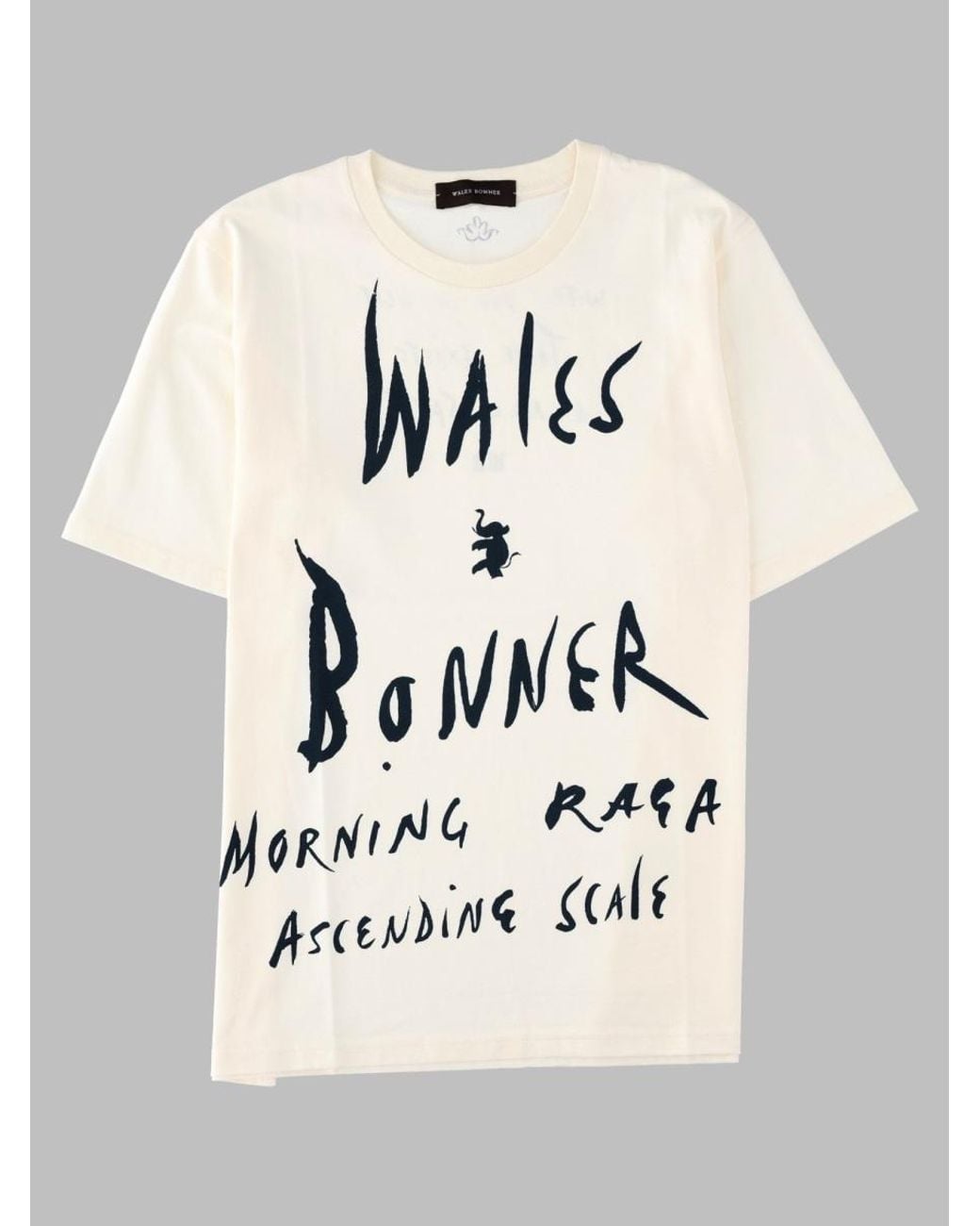 Wales Bonner Natural Cotton T-Shirt for men