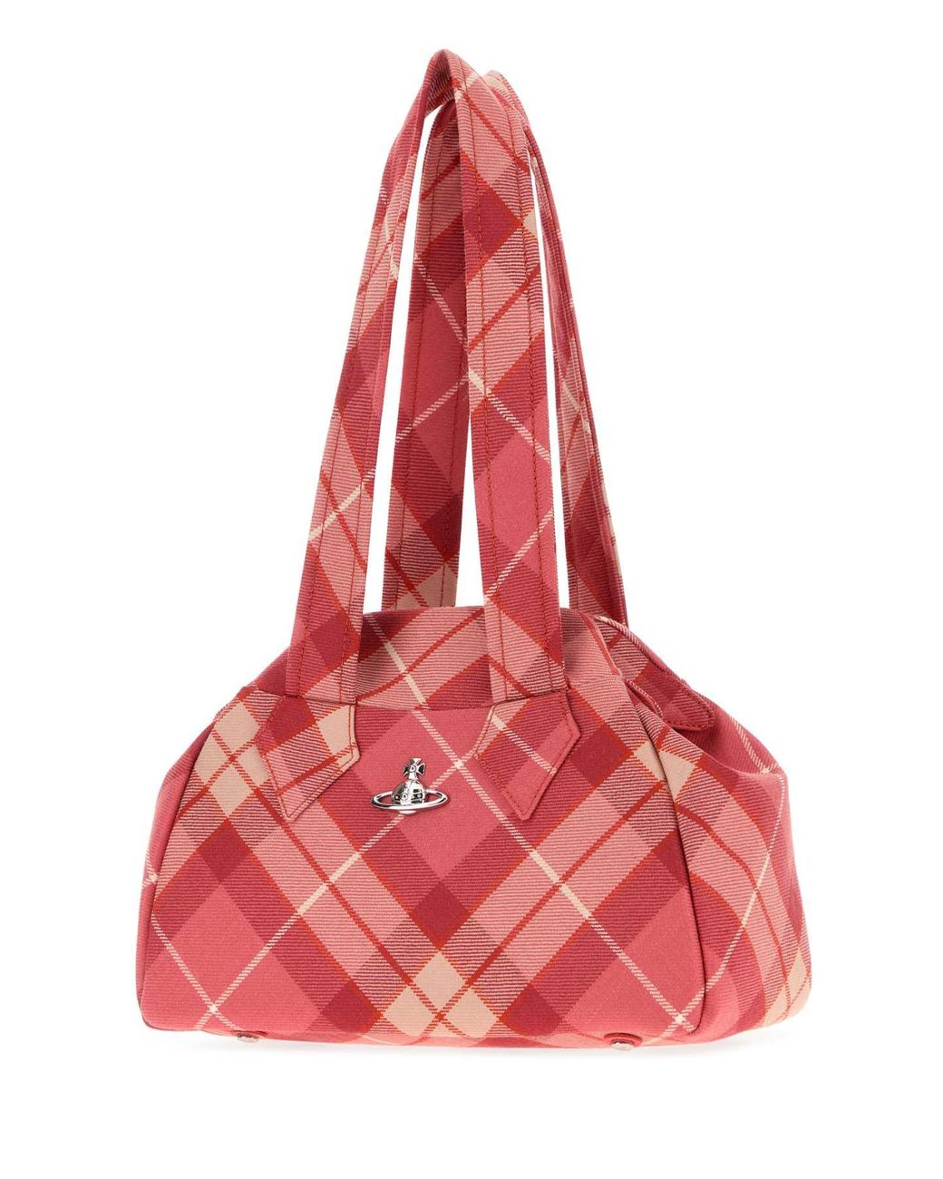 Vivienne Westwood Embroidered Fabric Medium Archive Shoulder Bag