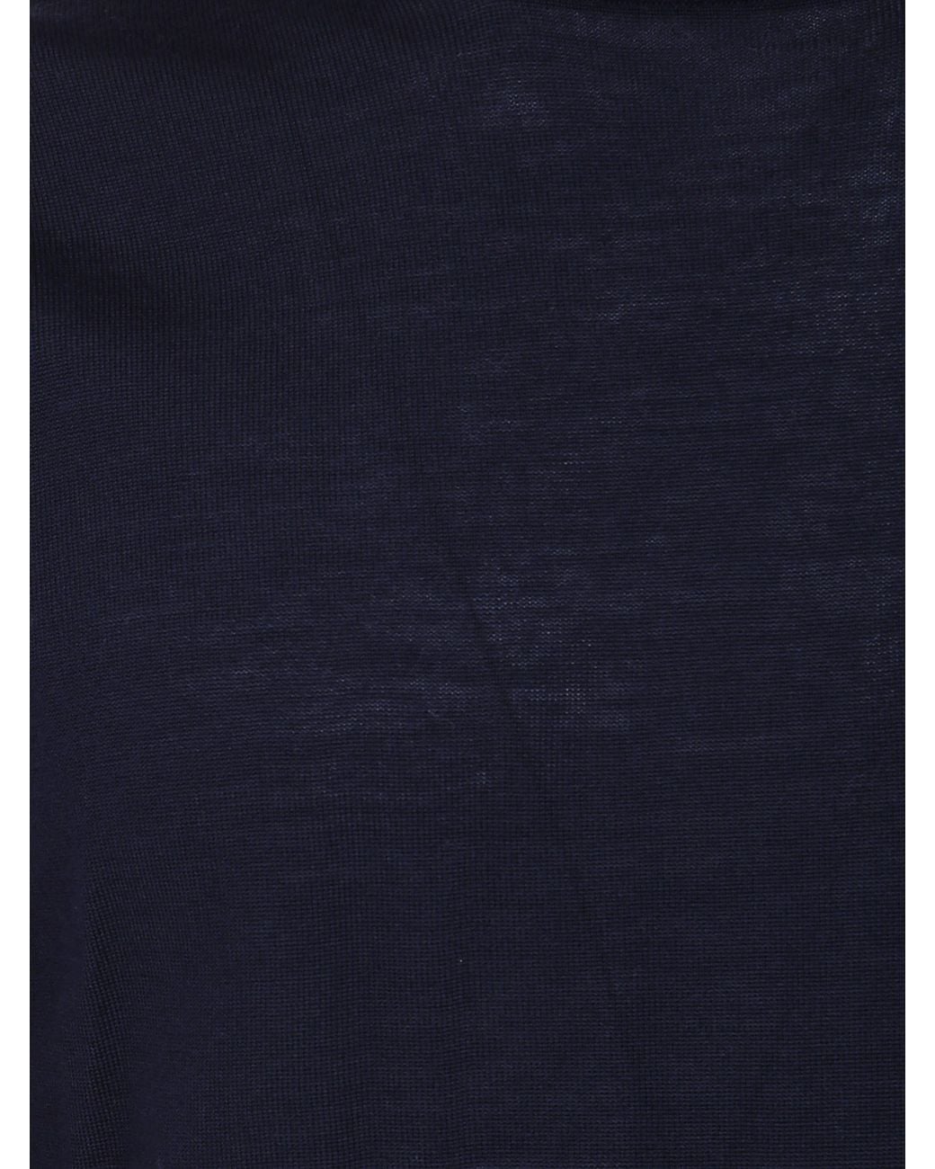 FILIPPO DE LAURENTIIS Blue Turtle Neck Sweater for men