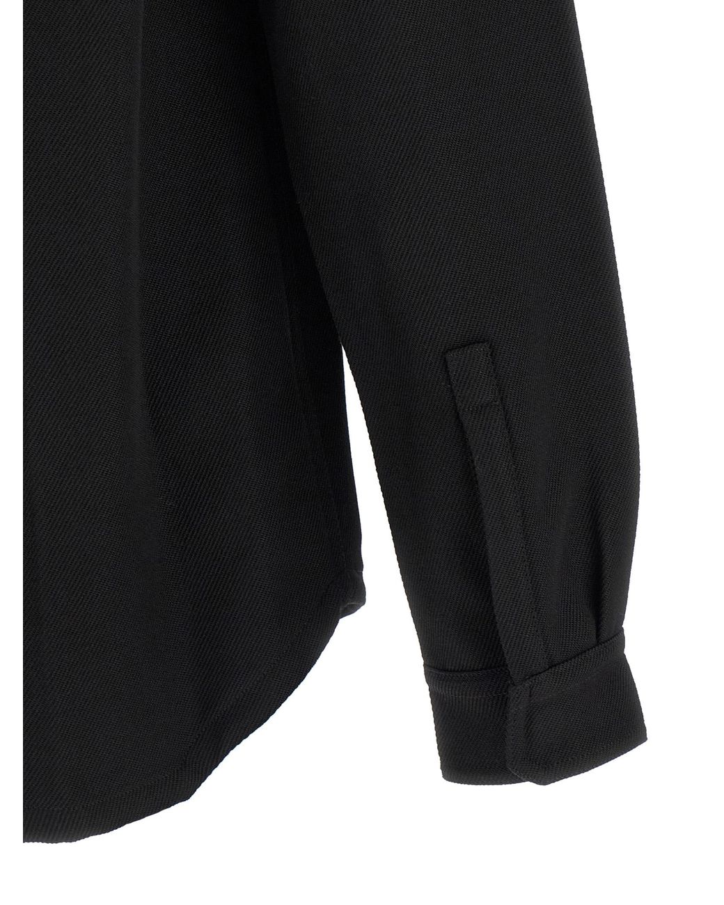 Rick Owens Black 'Outershirt' Jacket for men