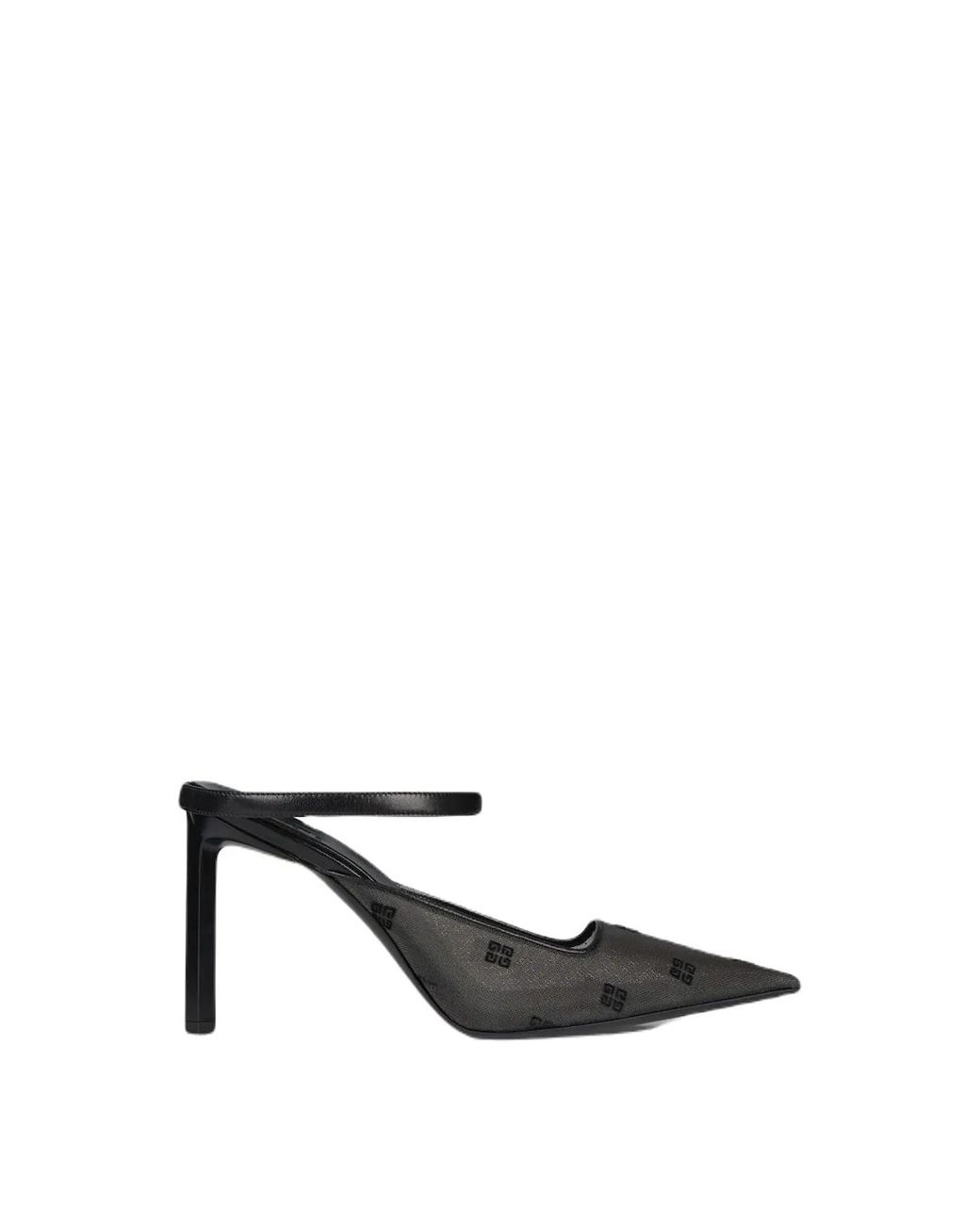 Givenchy White Show Pointy-Toe Mules