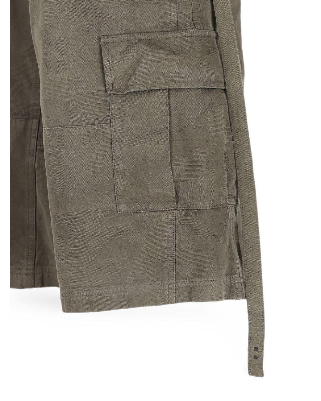 Fendi Gray Cotton Shorts