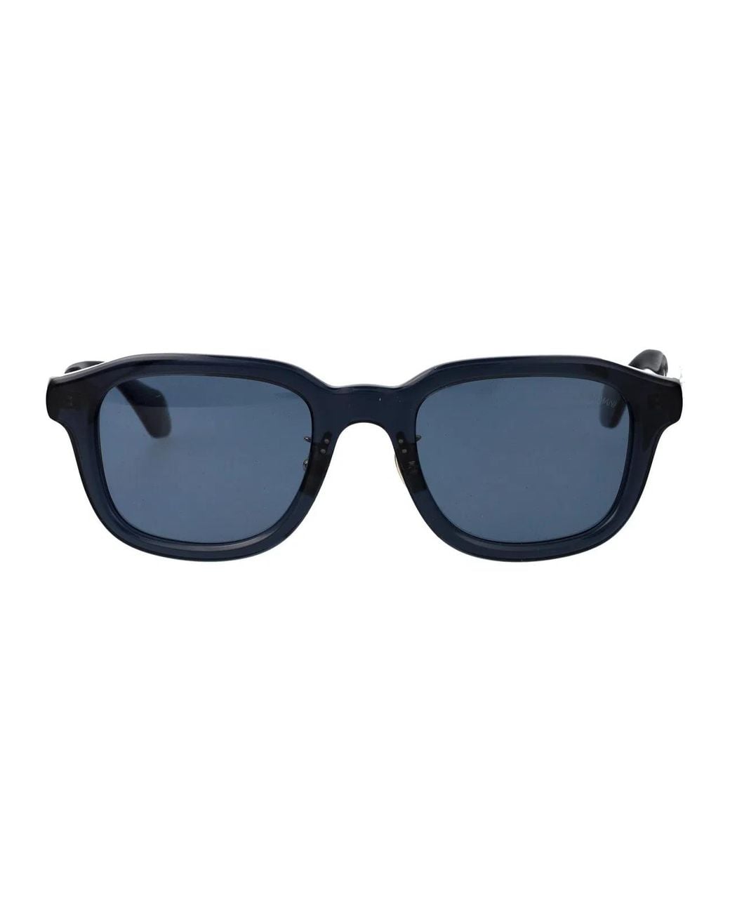 Giorgio Armani Blue Transparent Acetate Sunglasses