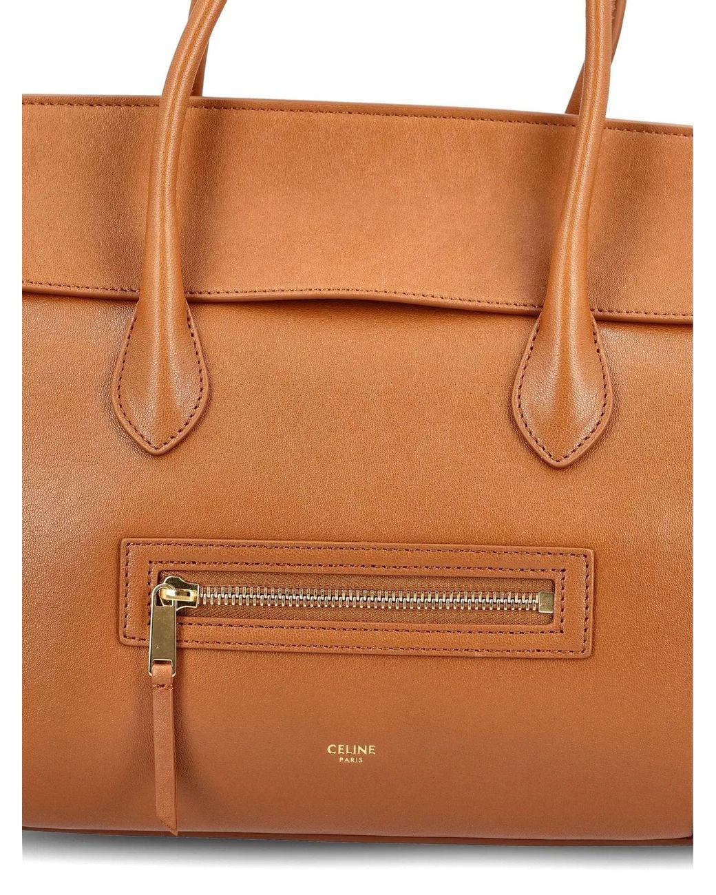 Céline Brown Zip-Fastening Luggage