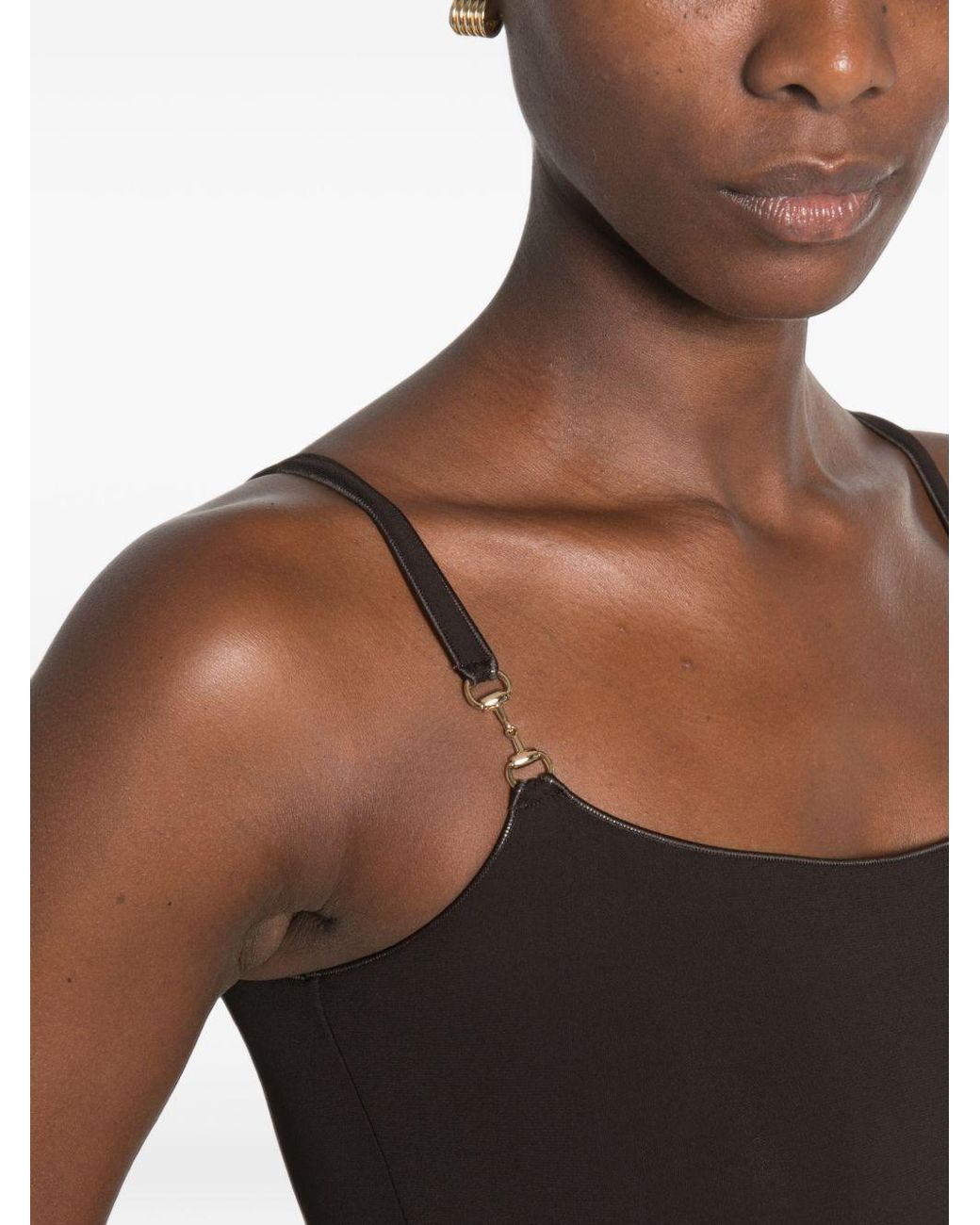Gucci Black Horsebit Tank Top
